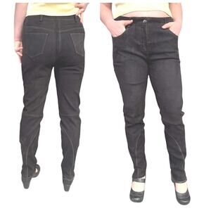 Kleider Habsburg Dark Brown Suede Goat Leather Riding Pants Size 10